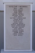 Gefallene des 1. Welktkrieges
