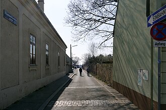 Luckenschwemmgasse - Blick von Stammersdorfer Hauptstraße