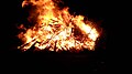Frontseite des Osterfeuers 2017