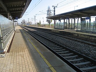 Bahnsteige in Mannswörth