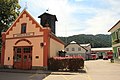 Türnitz, davor das alte Feuerwehrhaus