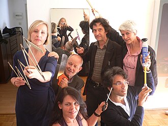 Gruppenfoto der Mitglieder der Stuzzicadenti-Forschungsgruppe (Aufgenommen 2009)